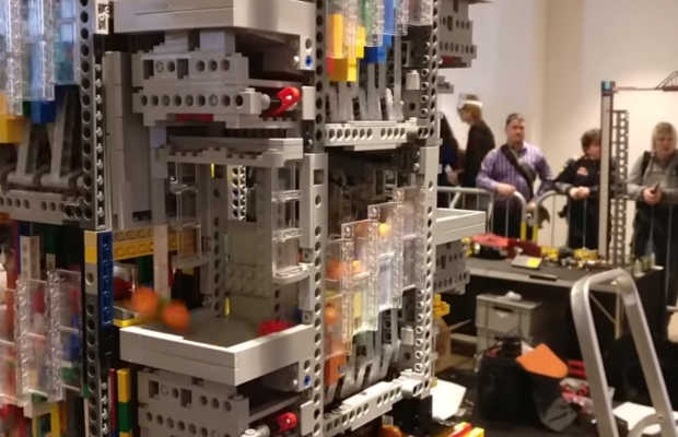Largest LEGO great ball contraption