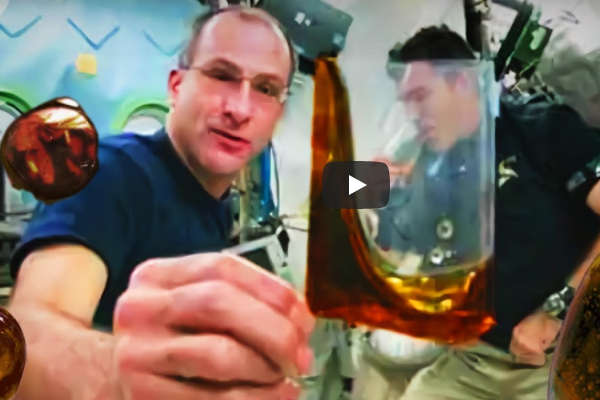 How to drink coffee in space?